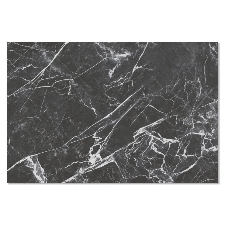 Marmor Klinker Dark Marble Sort Modulært Mat 66x132 cm-1